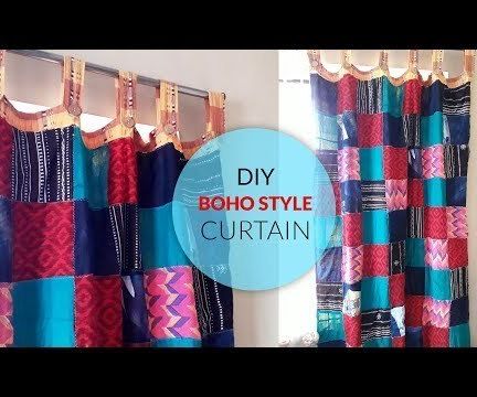 DIY Boho Style Curtain