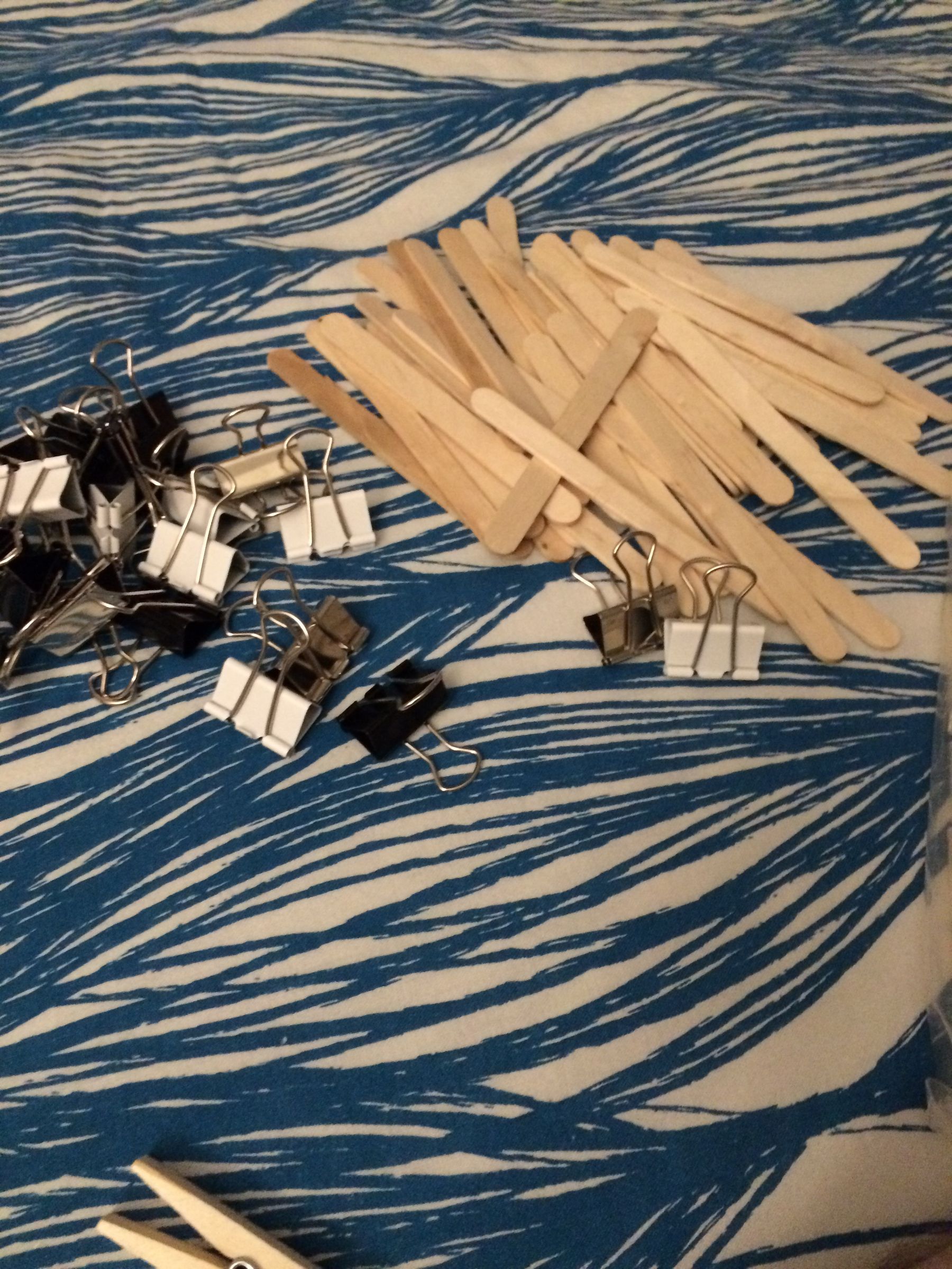 Wood Stick Art Canvas 3 Steps Instructables