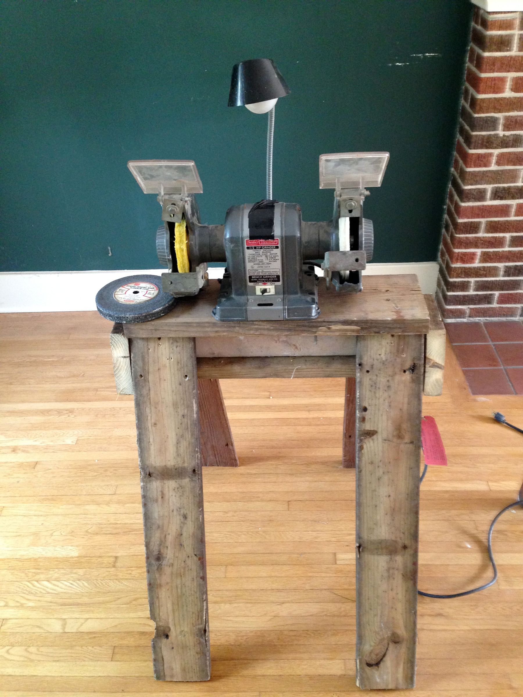 Bench Grinder Stand 5 Steps (with Pictures) Instructables