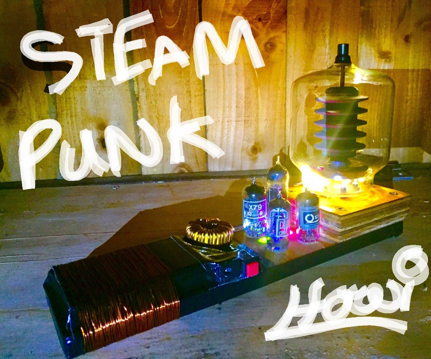 Beautiful Steam Punk Valve LED Lighting