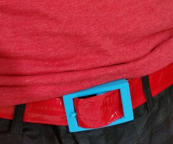 3D Printed Duct Tape Belt