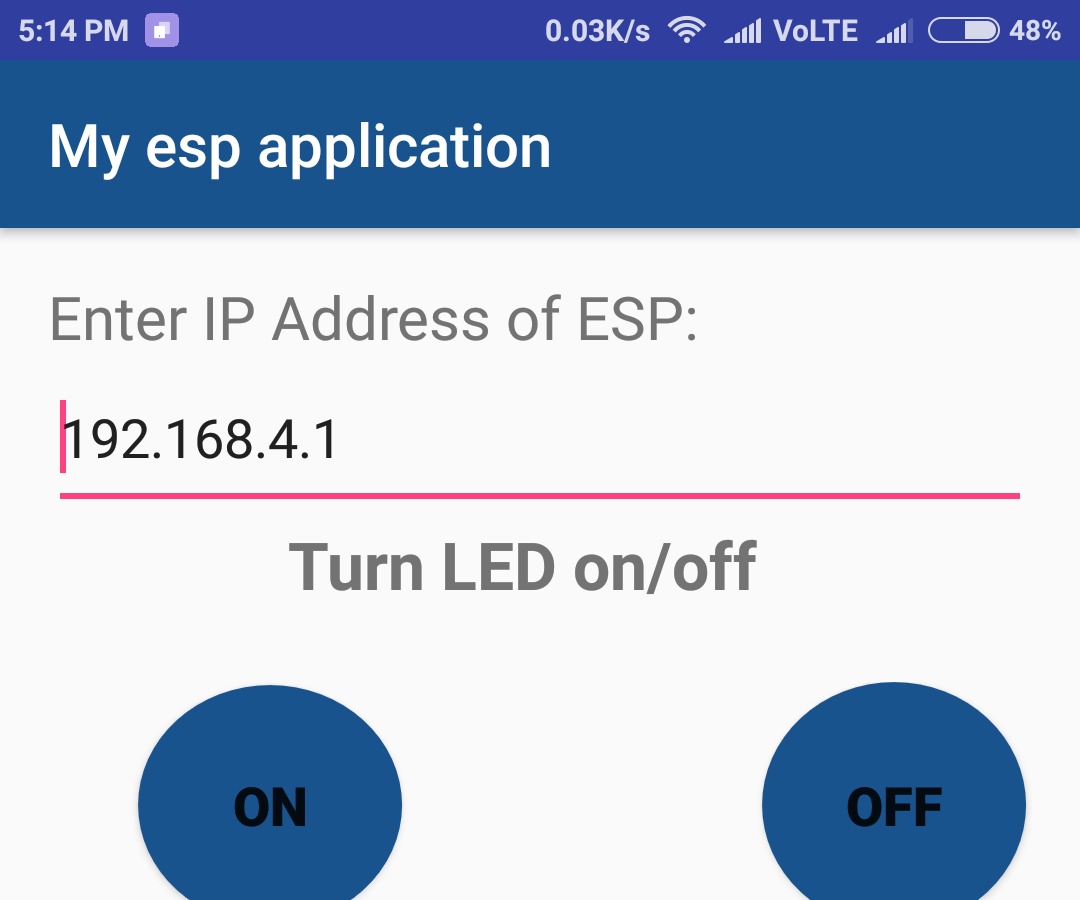 Control Evive Using Android Application Over WiFi