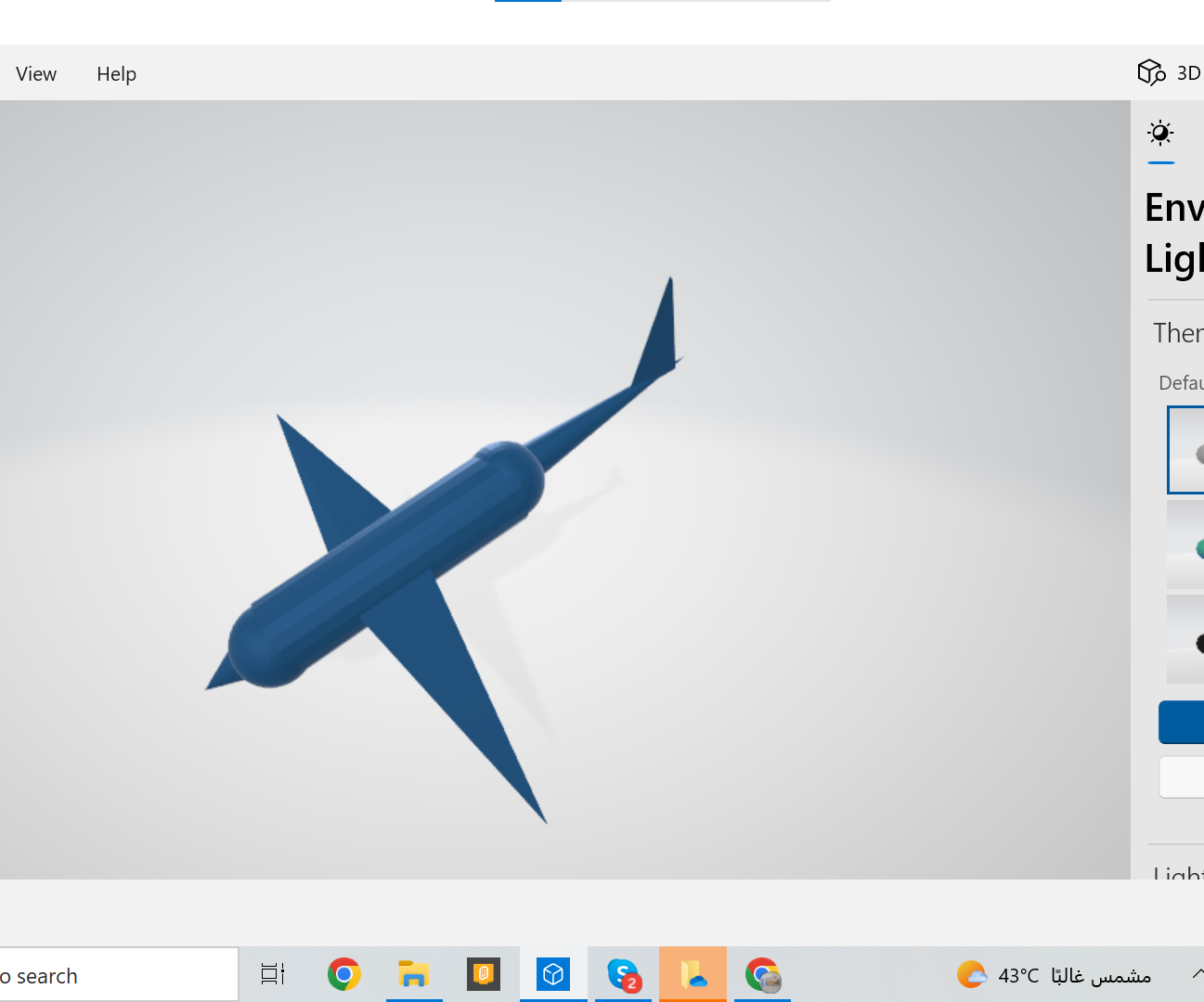 3D Printed Airplane