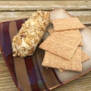 Apricot ginger walnut goat cheese log