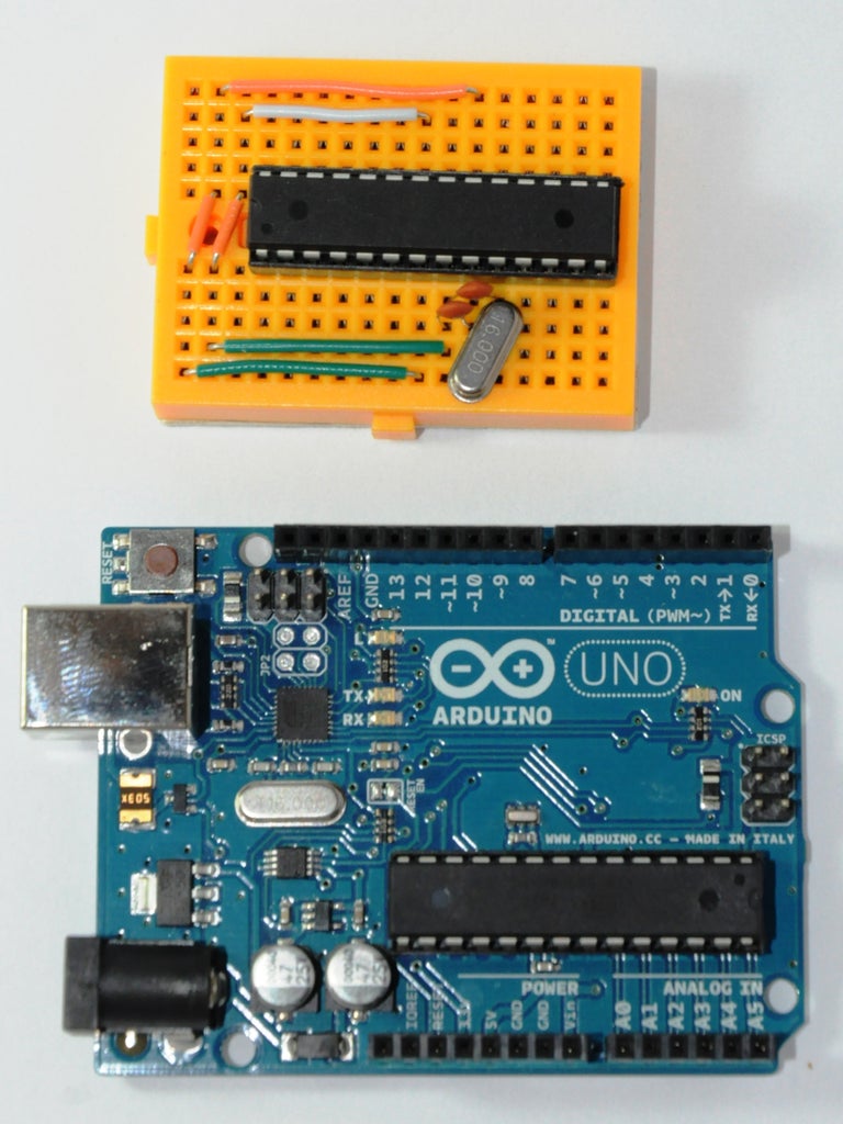 Smallest Arduino on Breadboard! : 5 Steps - Instructables