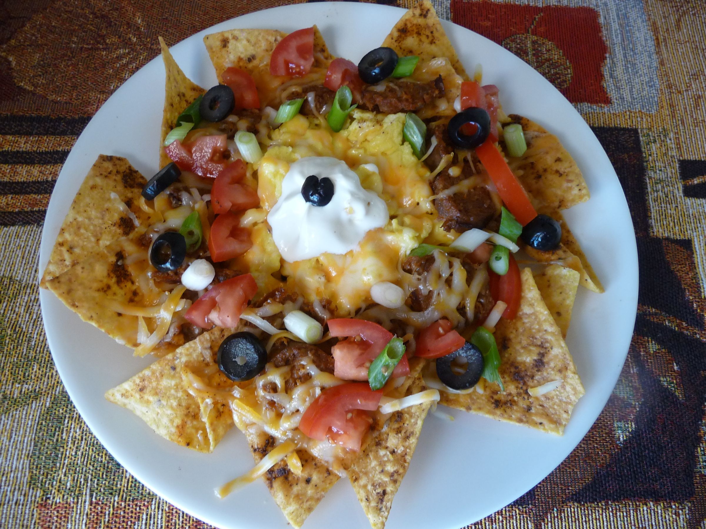 Breakfast Nachos Ole'