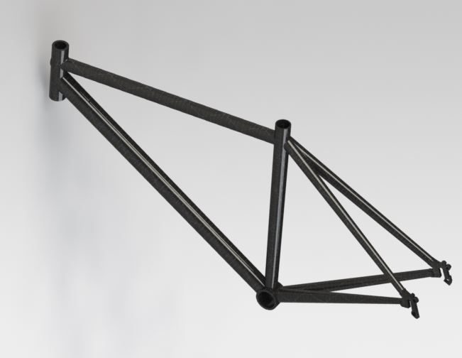 Light and Strong Design for Carbon Fiber Bicycle