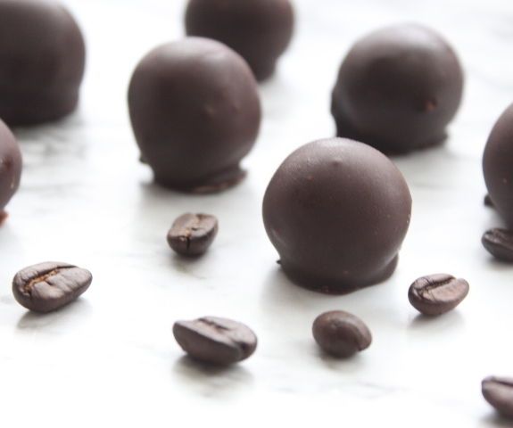 Dark Chocolate Mocha Truffles 