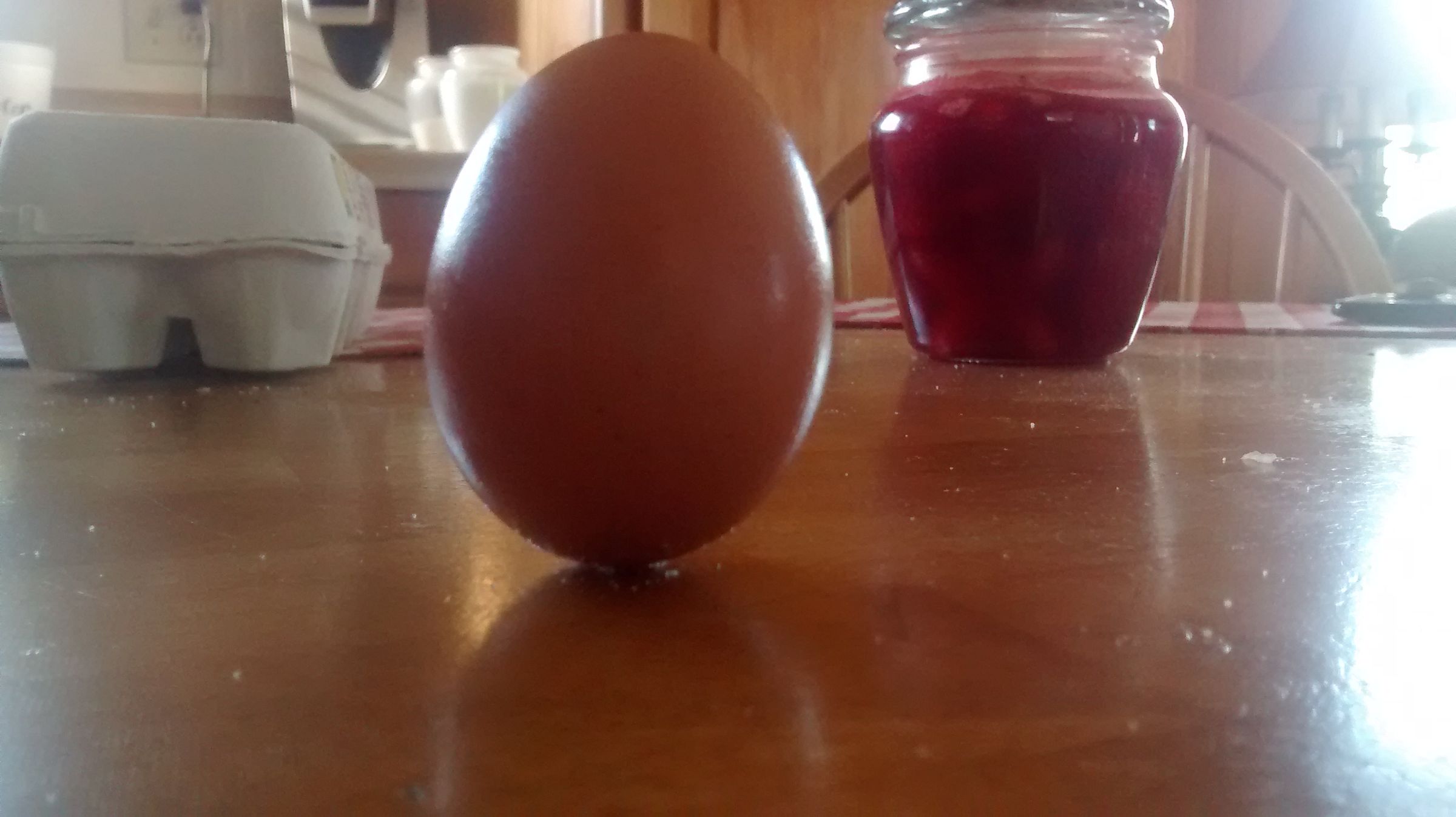 How to make and egg stand "magically" on end. 