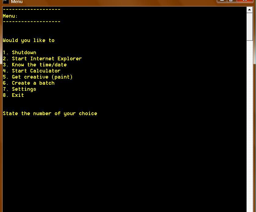 Mega_Menu (batch File) V 2.5