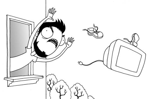 Throwing Computer Fig Throwing Computer Out Window