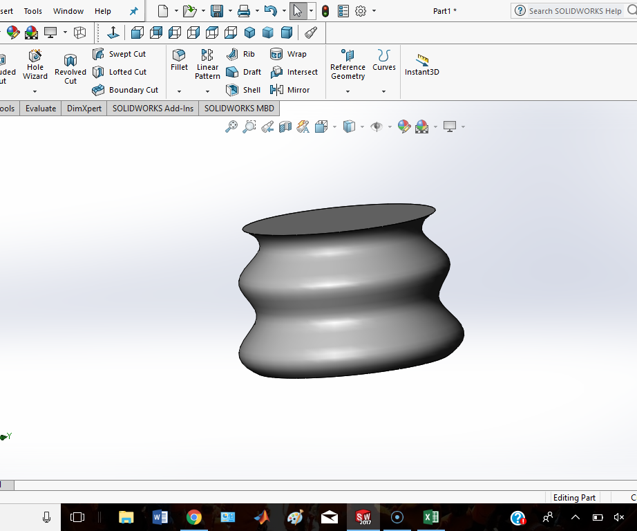 ME 470 Creating a Sweep Using a Guide Curve
