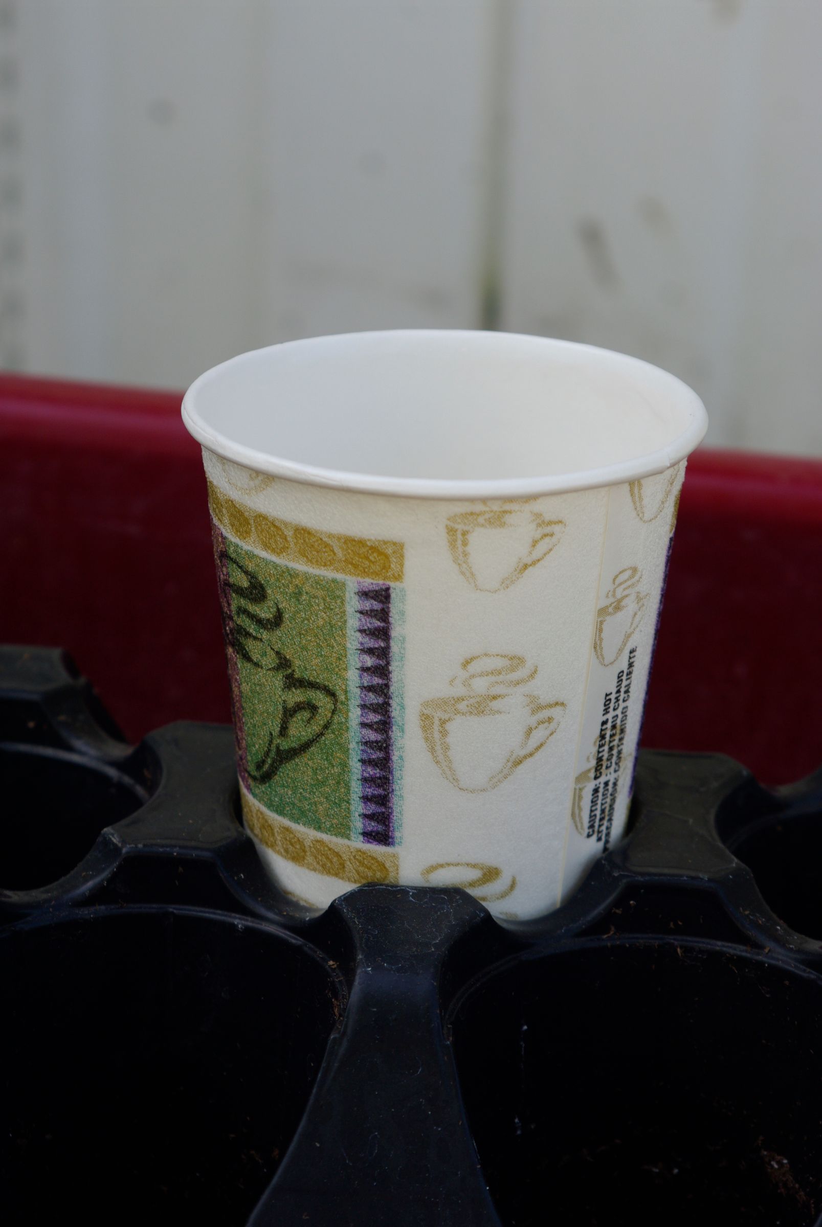 Coffee Cup Planter