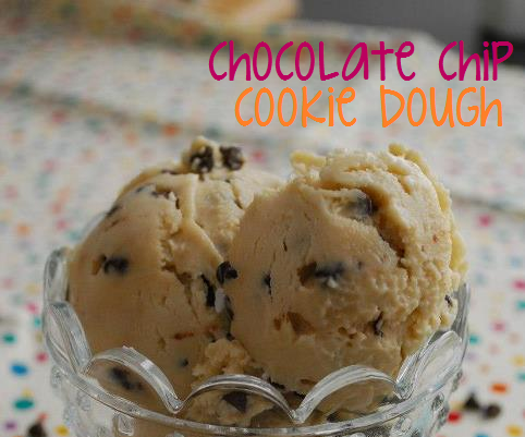 No-Machine Cookie Dough Frozen Yogurt