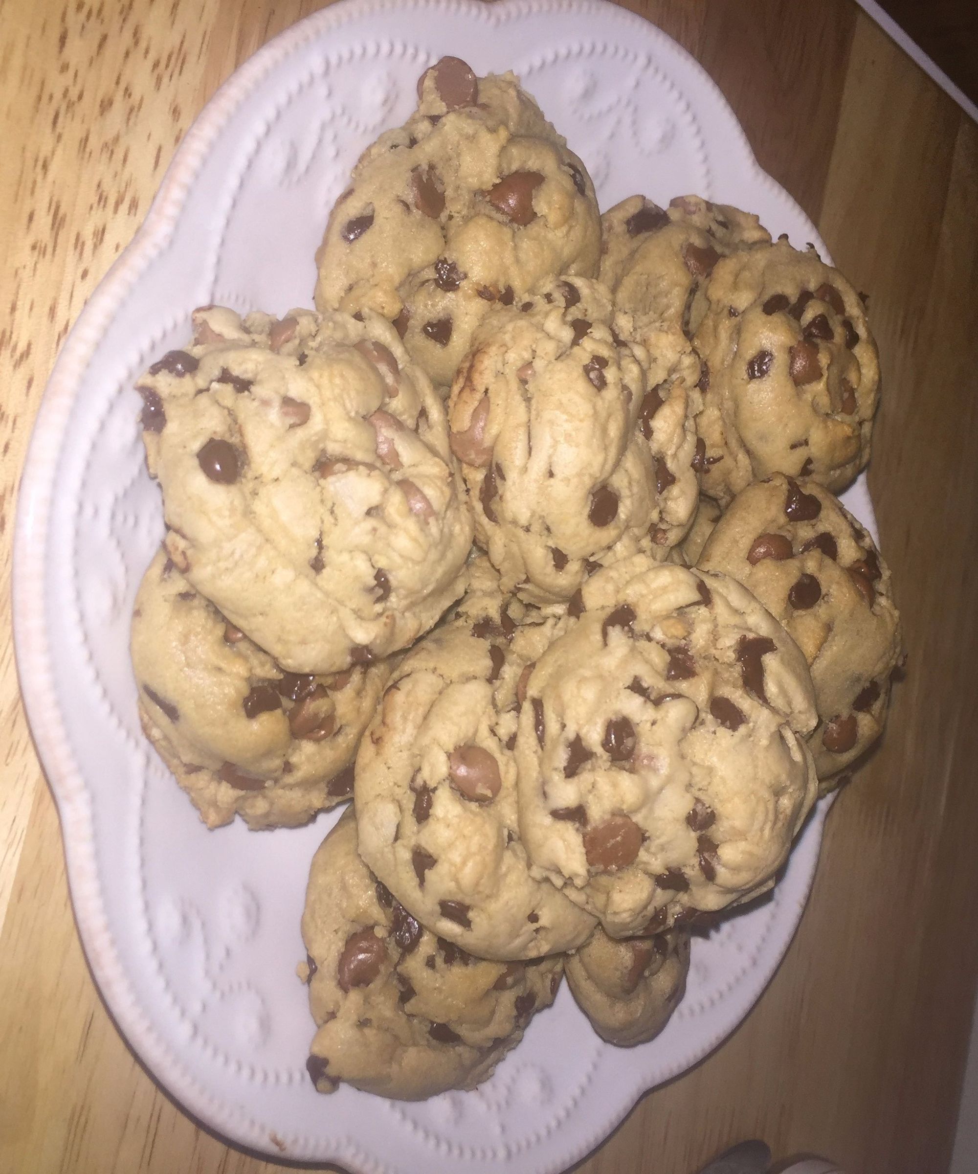 Chocolate Chip Cookie- Thick and Soft
