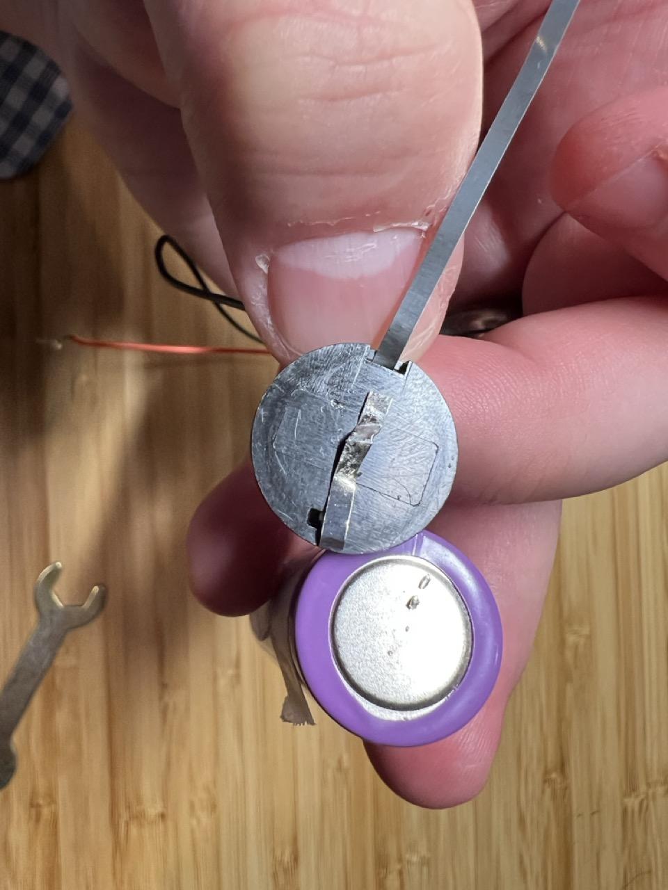 Attach the Button Style PCB