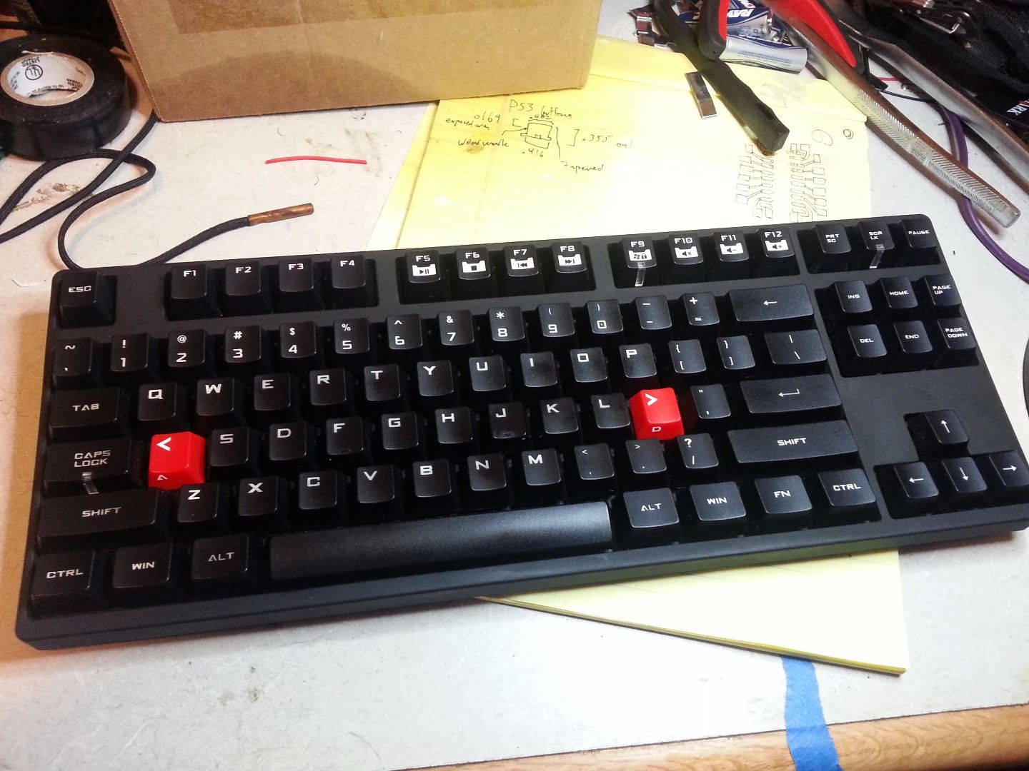 Caps Lock to Control Hardware Level Mechanical Keyboard Mod 4 Steps