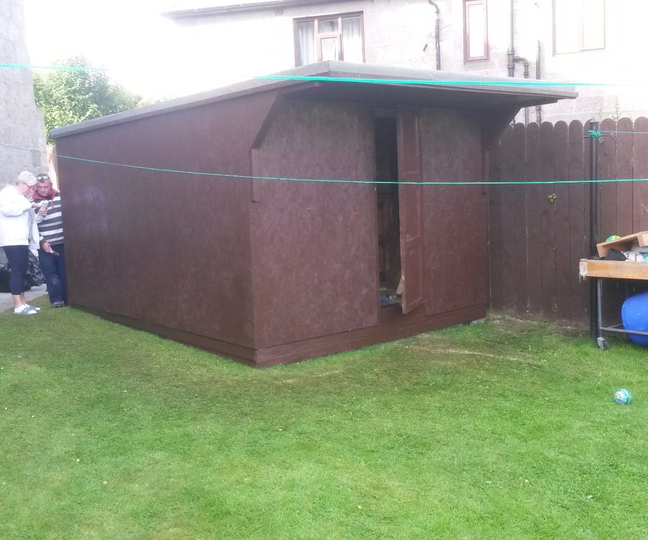 Wooden Pallet Shed 3.6m Long  X 3.0m Wide  X 2.4 Ishhh M High 