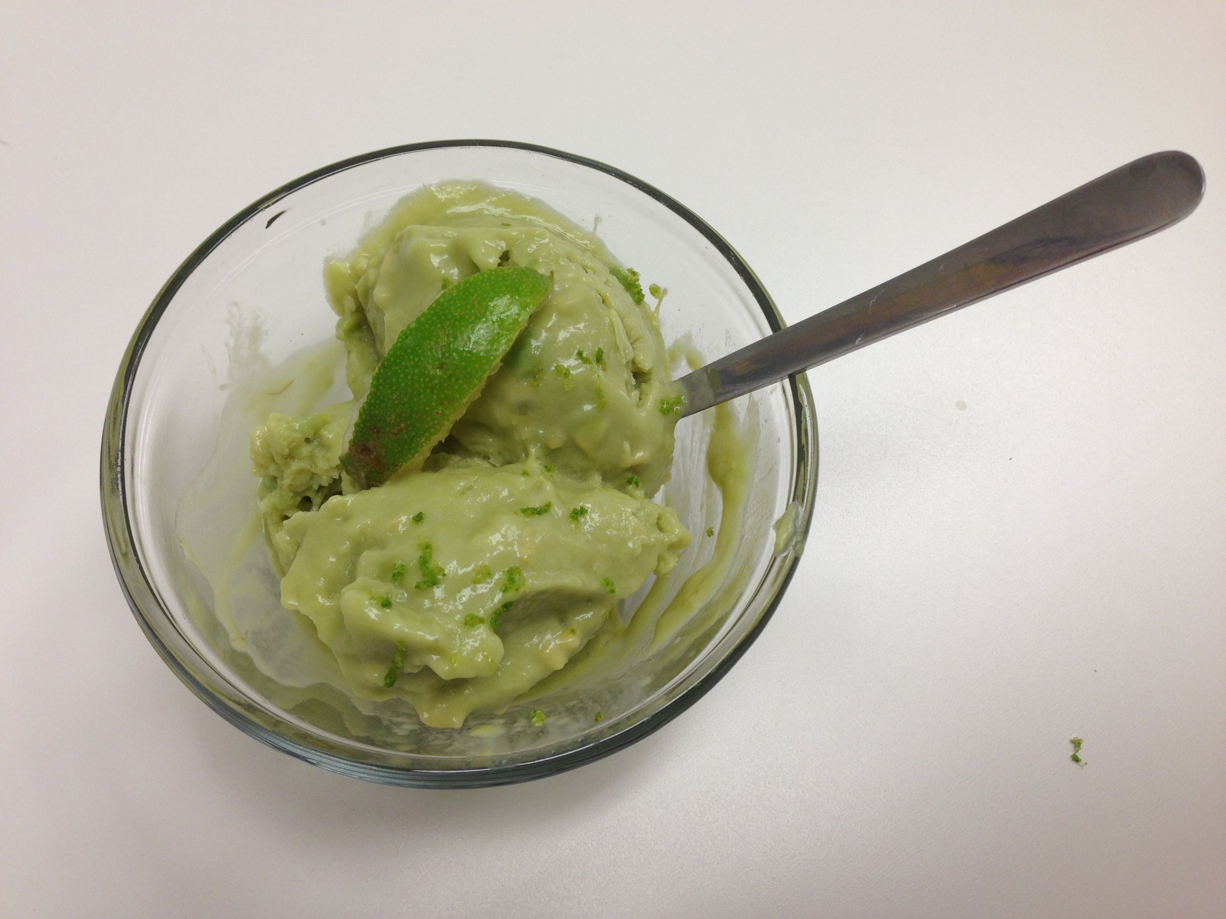 Easy Coconut Lime Avocado Cream