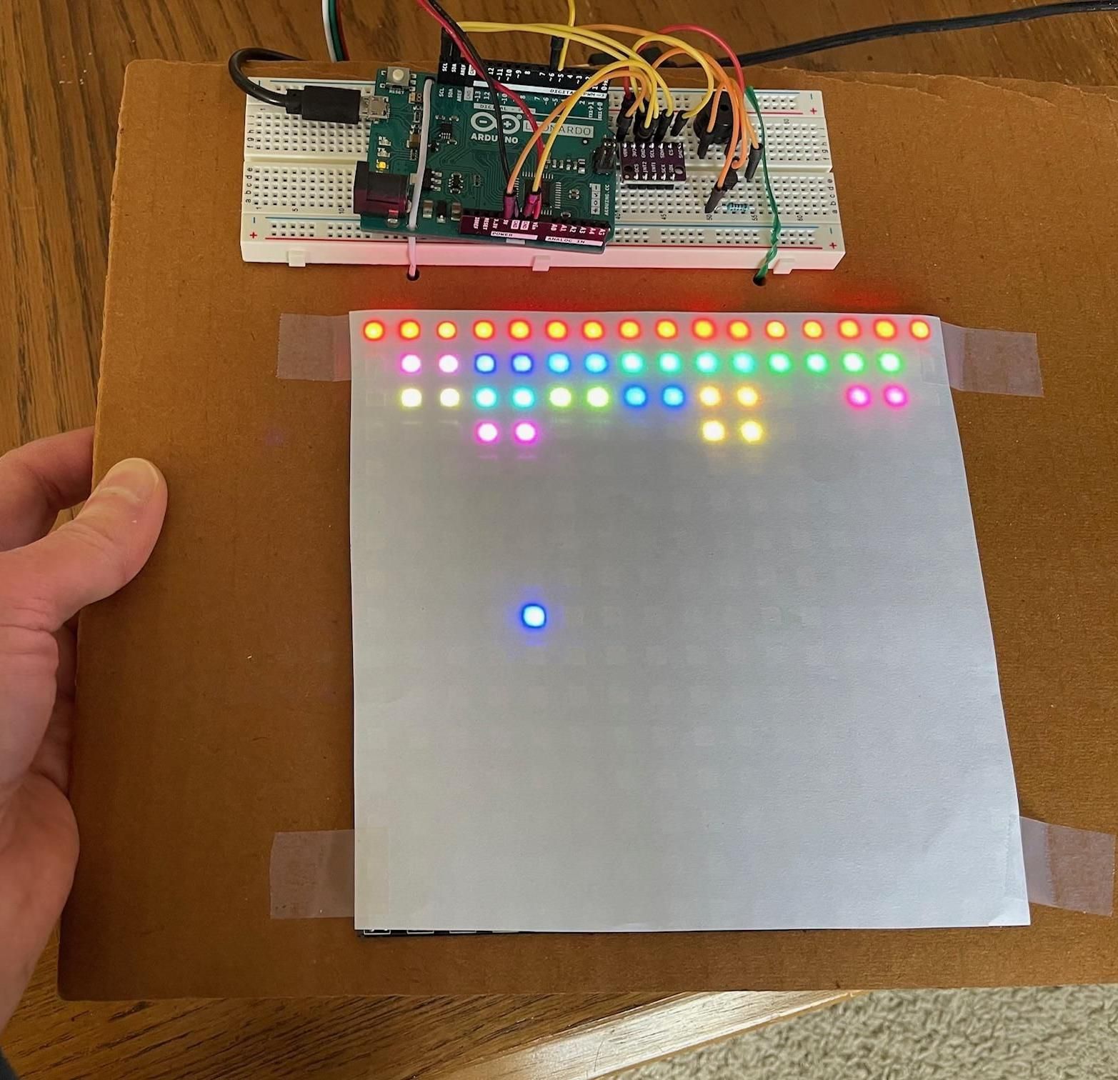 Accelerometer Controlled Tilt Breakout Game