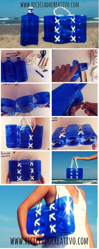 How to Make a Bag Out of Recycled Plastic Bottles : 4 Steps (with