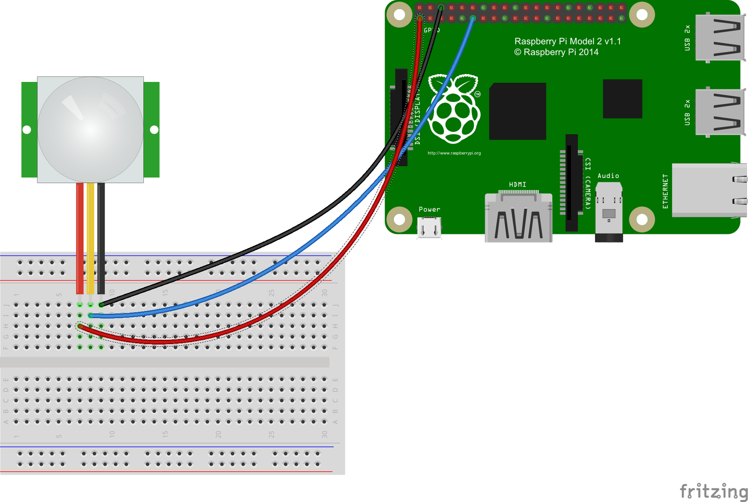 Send Tweet Using Raspberry Pi and PIR Motion Detector : 6 Steps ...