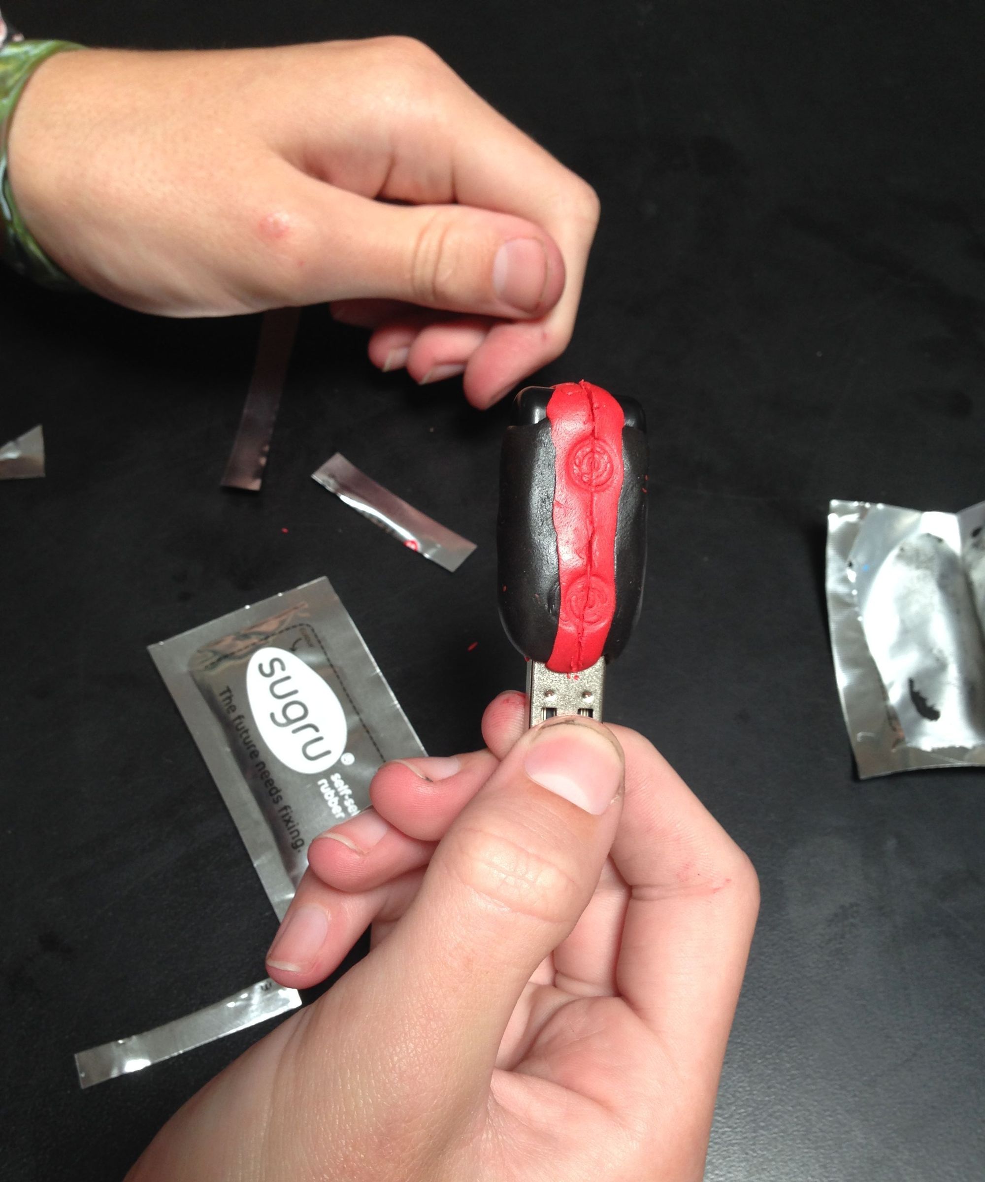 Sugru Flash Drive Fix