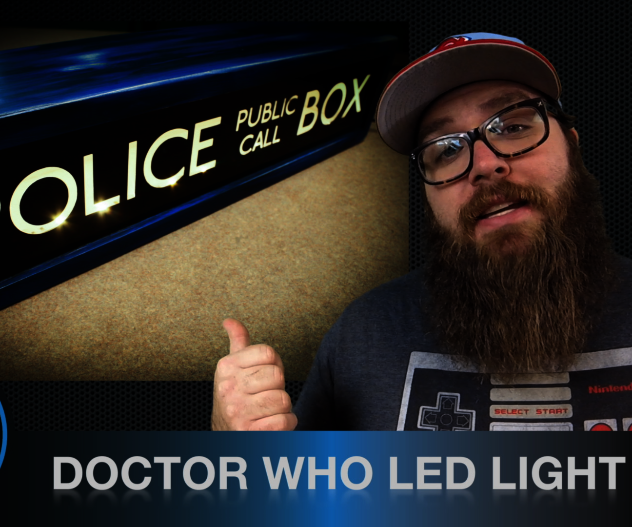 Make a LED Tardis Lamp With Gearbox Designs