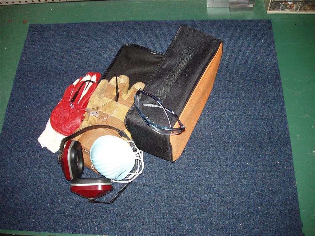 Shop Safety Kit Made From Surplus Tool Case