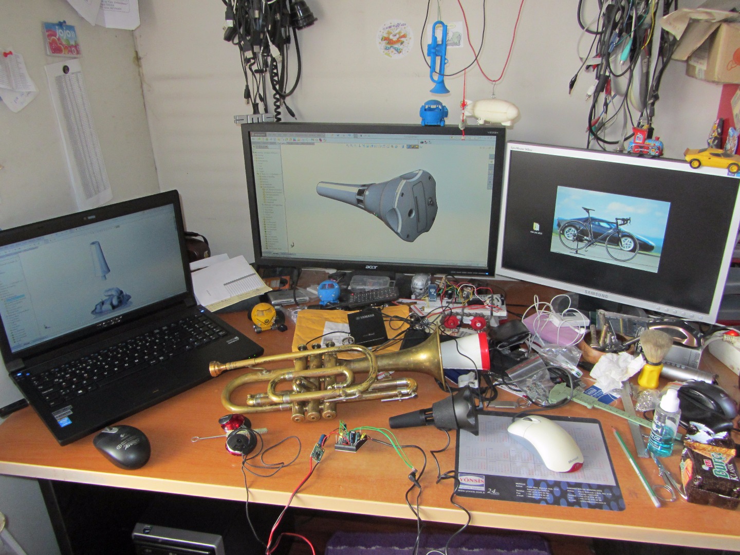 Electronic Mute for Trumpet & (Poor Man's) 5 Steps (with