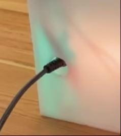 Drill Hole for Power Cord