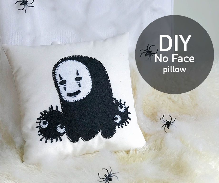 DIY Spirited Away No-Face Pillow