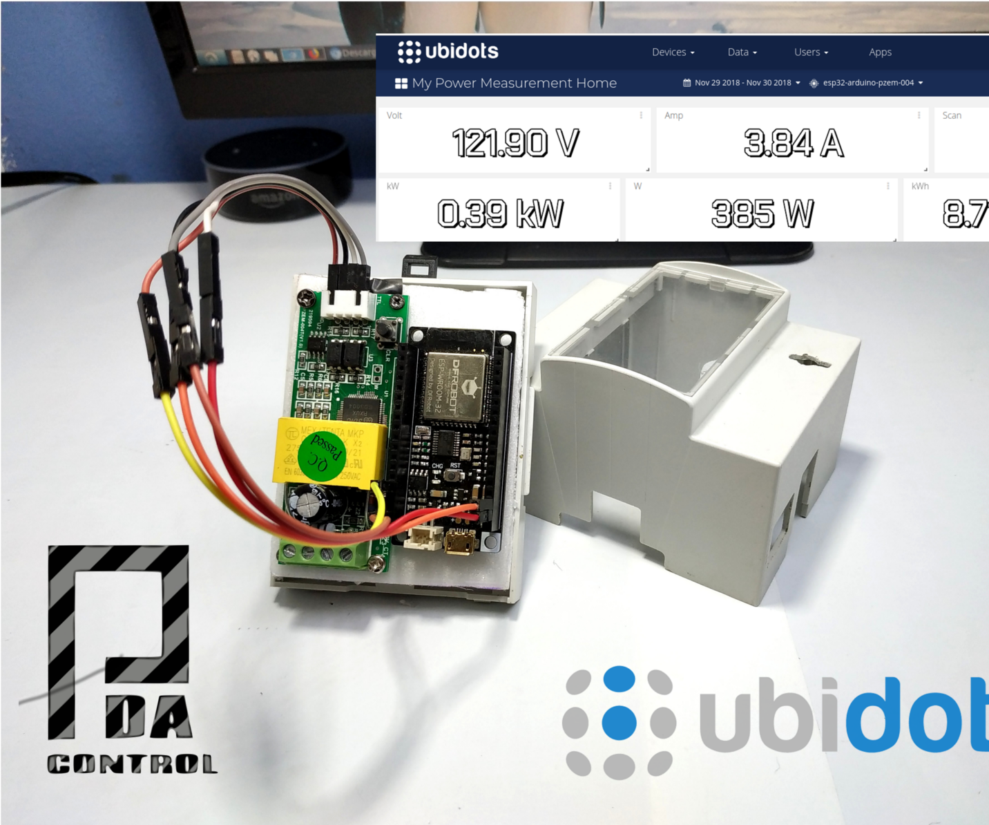 Measurement Electrical Consumption With Ubidots Industrial & ESP32 + PZEM-004T