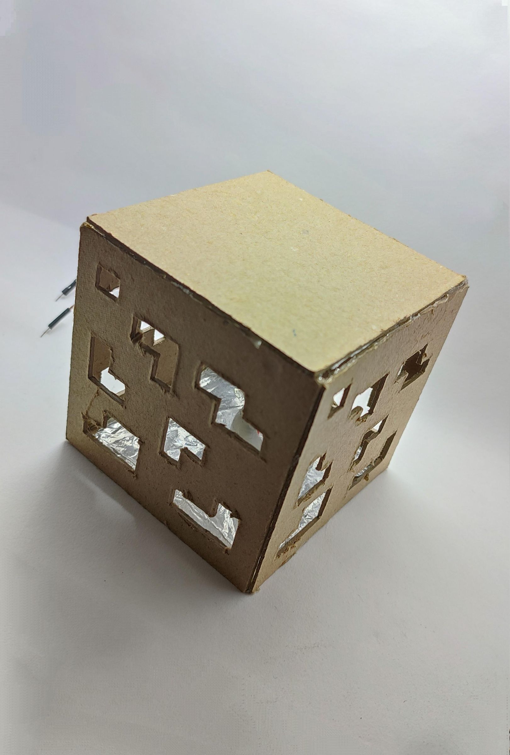 Recycled Minecraft Ore Lamp!