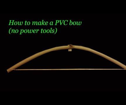 How to Make a Bow Out of PVC With No Power Tools