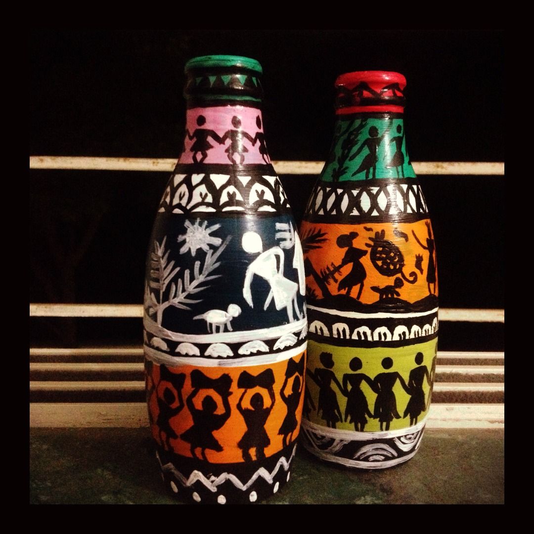 Hand Painted Bottles for Home Decor 4 Steps (with Pictures