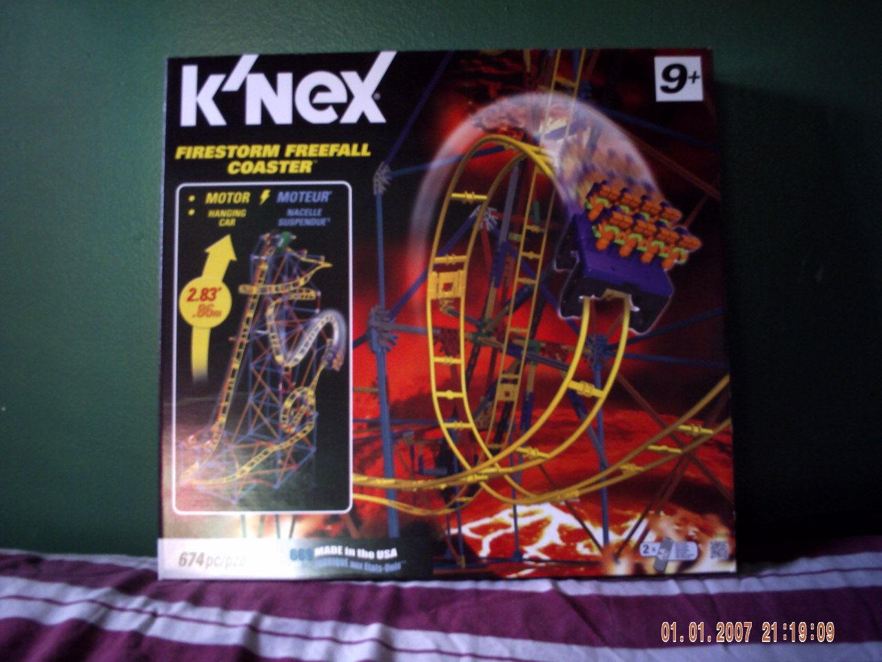 Knex Firestorm Freefall Coaster