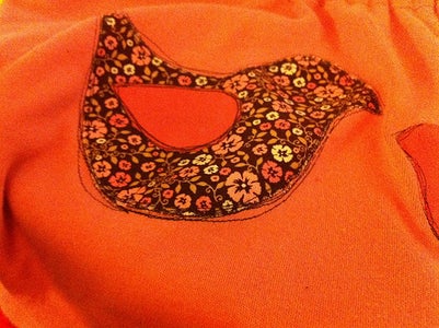 Ruffly Pink Applique Shirt