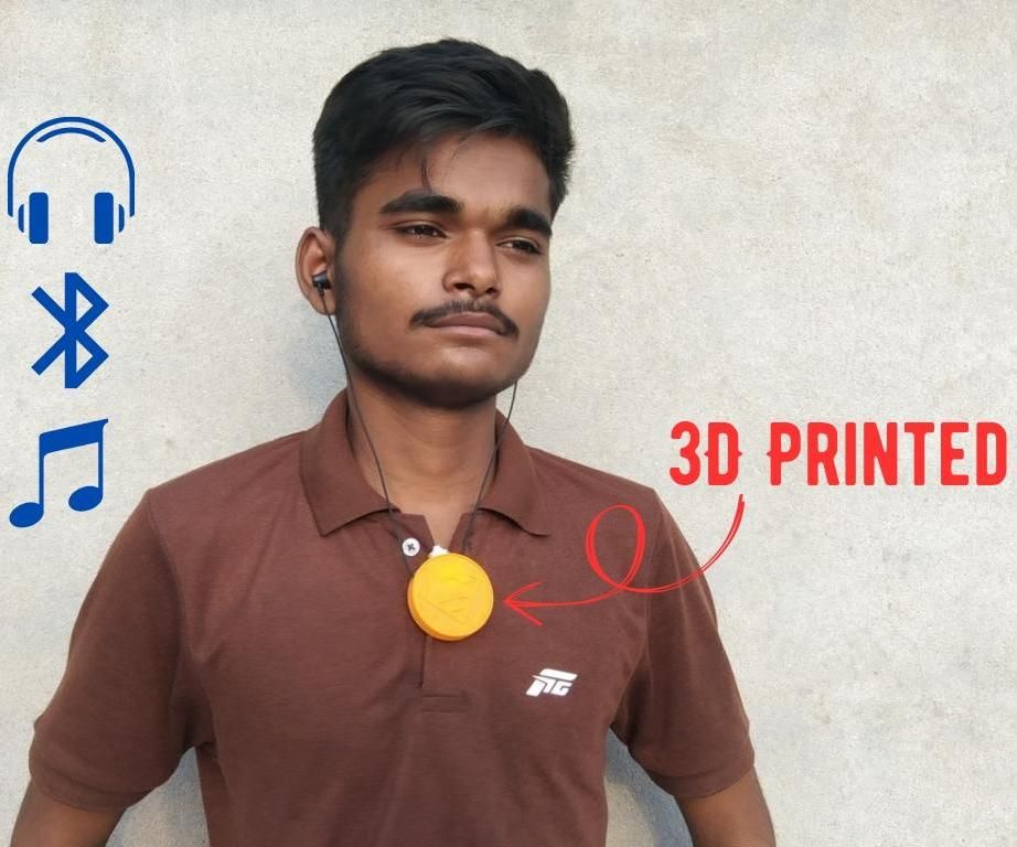 3D Printed Wireless Earphone