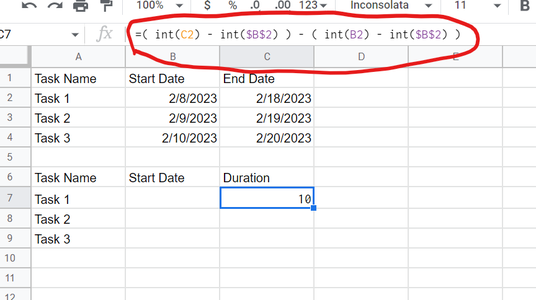 Enter the Tasks and Data