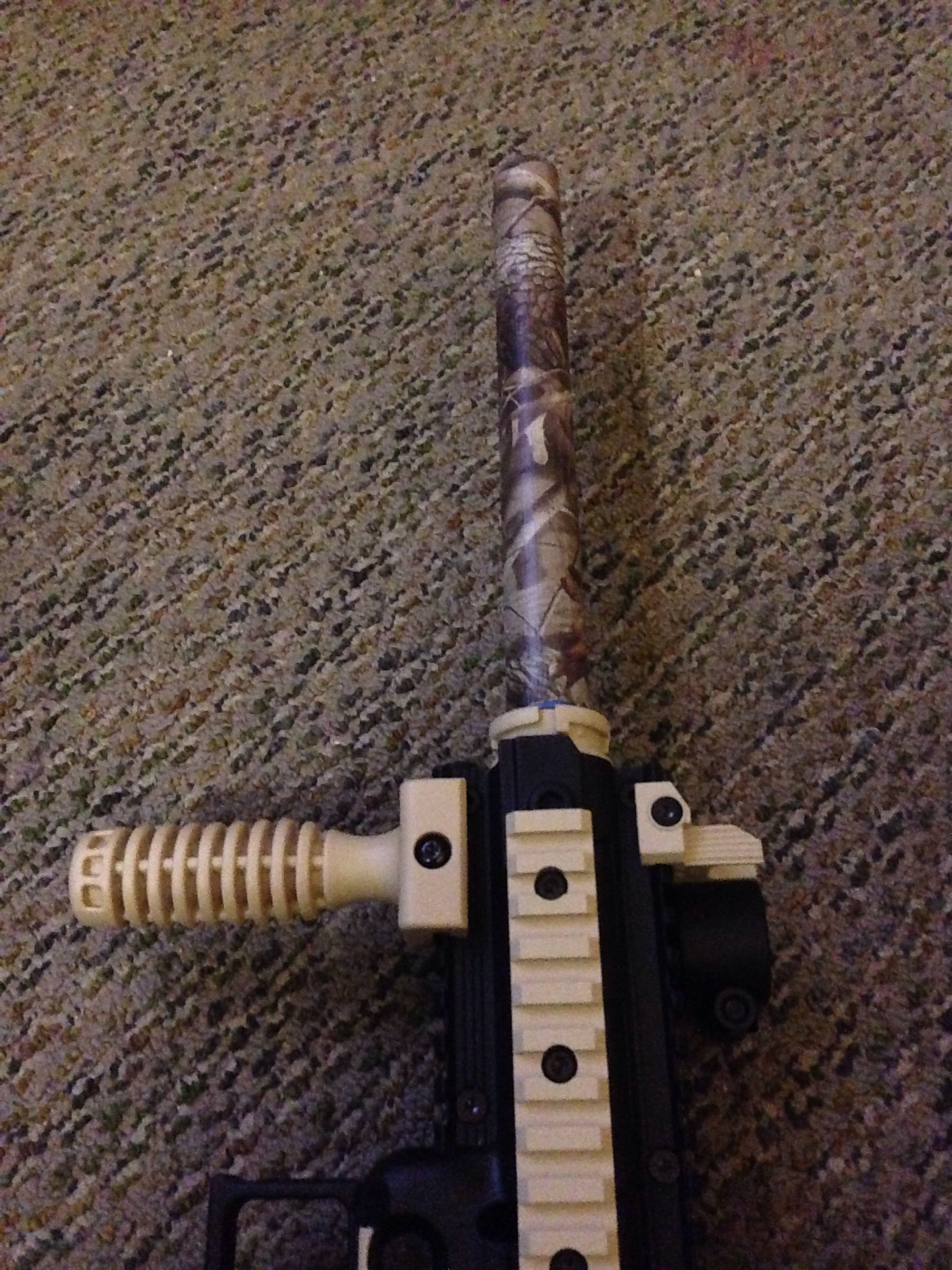 Camouflaged Paintball Barrel Using Camouflage Duct Tape Instructables