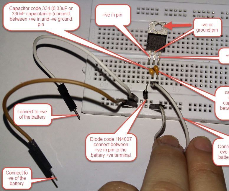 How to Make Simple Smart Phone Charger Using L7805CV Voltage Regulator