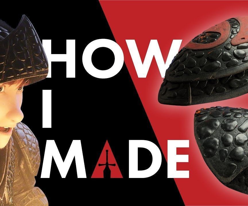 Hiccups Dragon Scale Pauldrons - Hiccup Cosplay - How to Train Your Dragon 3 Hidden World (HTTYD3)