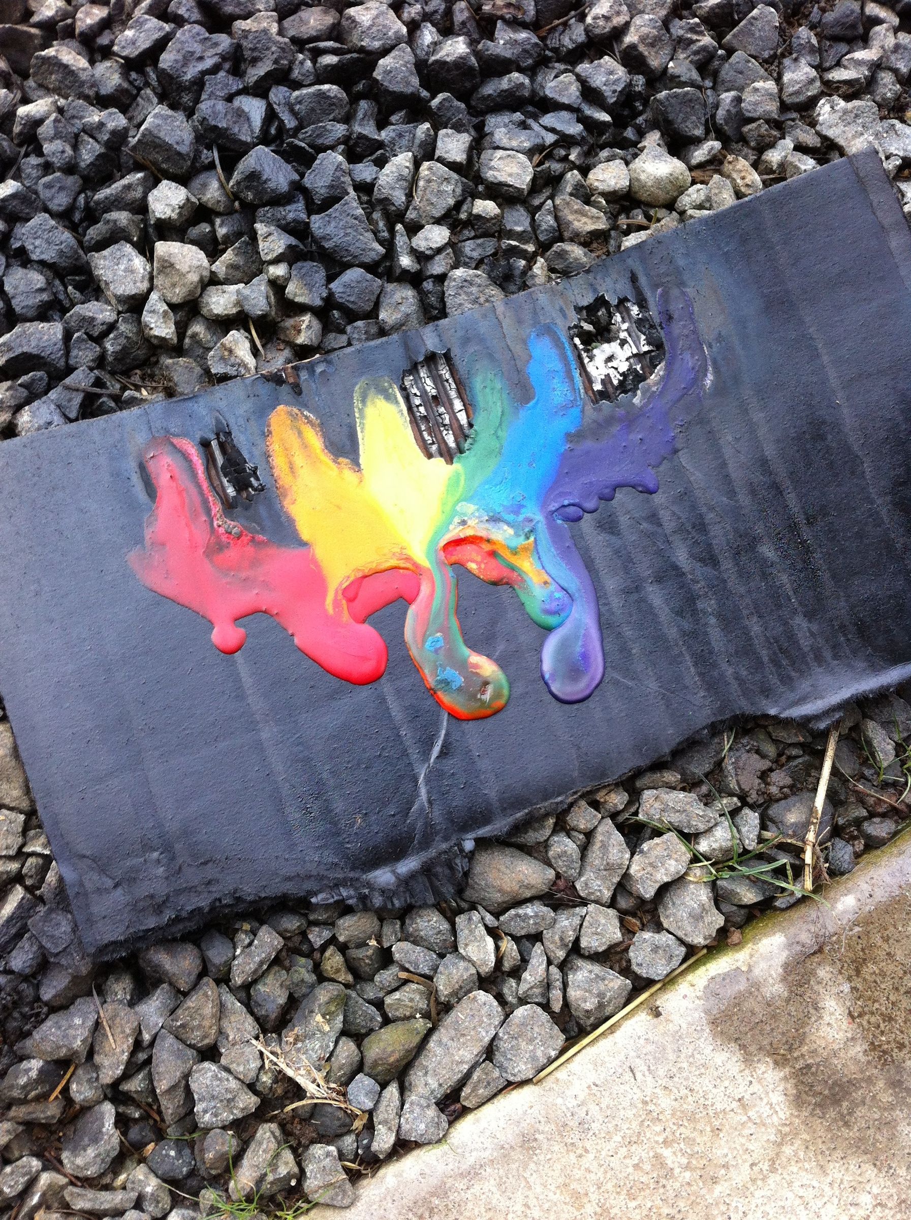 Rainbow Crayon Melt