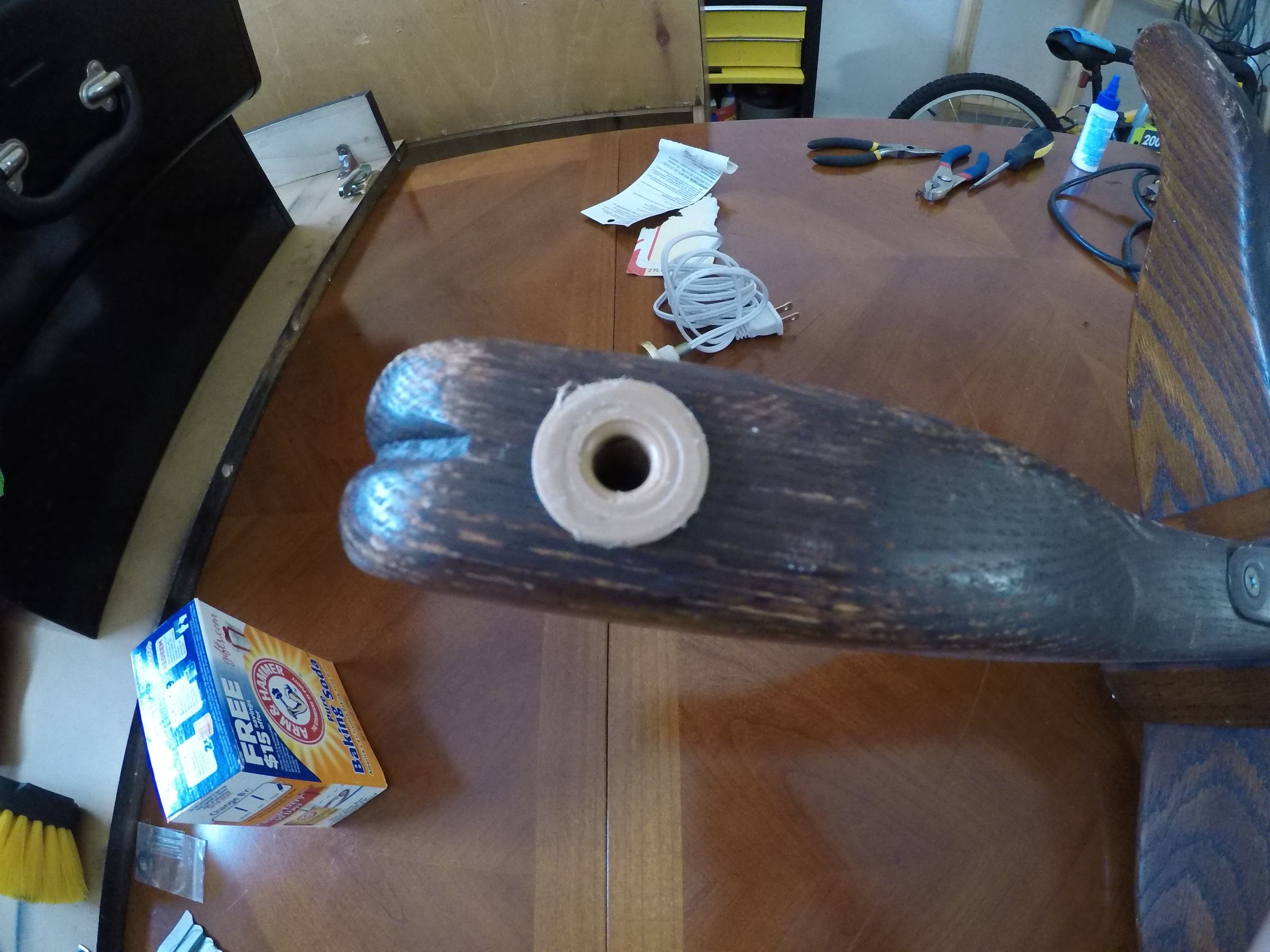 Putting Wheels on an Old Chair 6 Steps Instructables