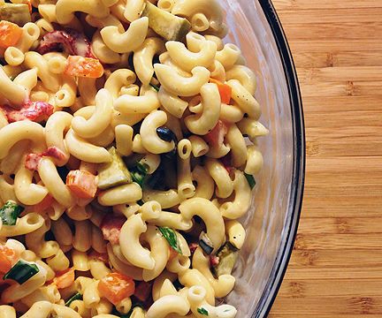 Sweet and Spicy Macaroni Salad Recipe