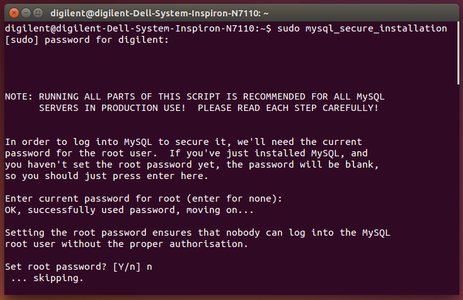 MySQL Secure Installation