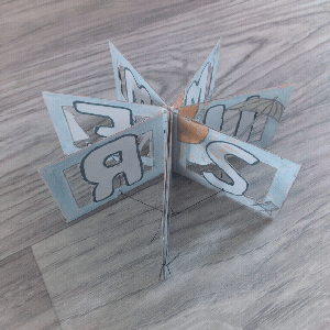 How to Make a 360° Letters Book