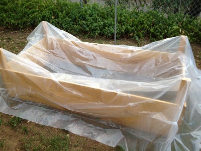 Line With Plastic...