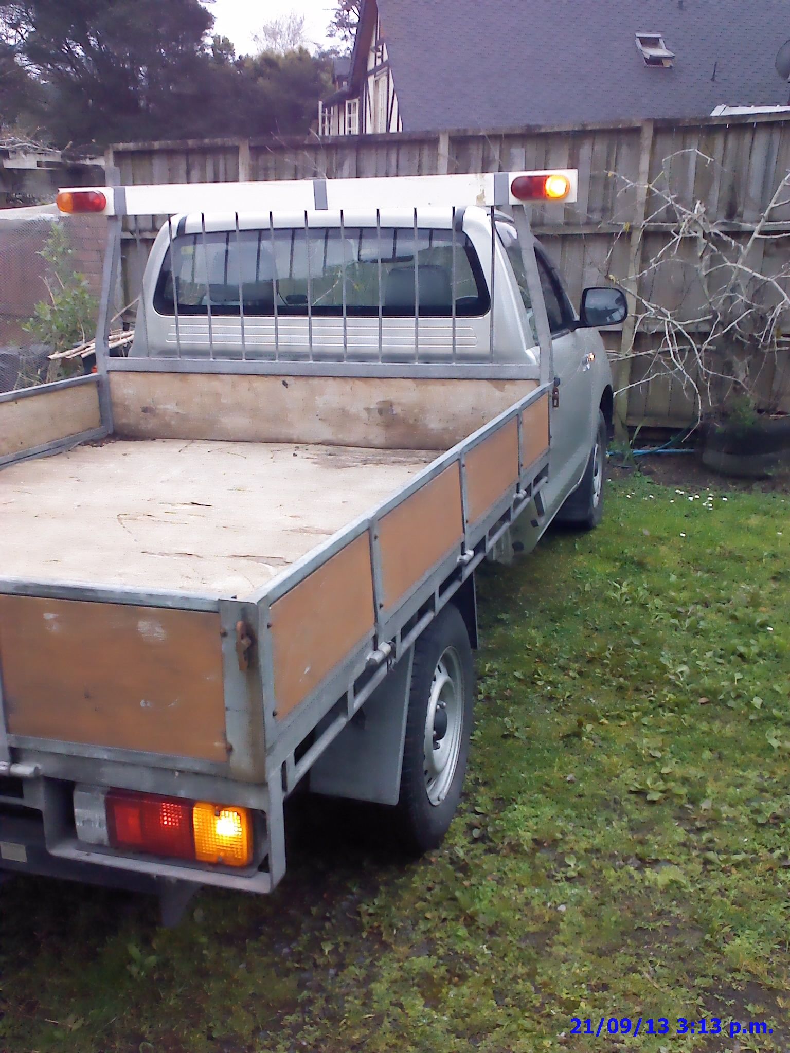 Use Your Ute's ("pickup Truck") Trailer Connector to Make You Easier to See When Merging Lanes